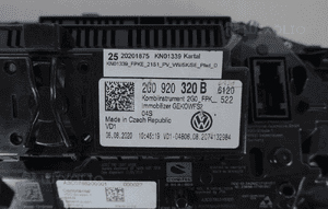 LICZNIK VIRTUAL ZEGARY LCD VW POLO TAIGO 2G0 5