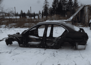 Mercedes W204 sedan próg słupek lewa strona k.l C040 4
