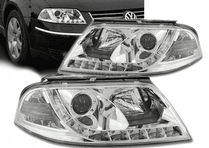 Lampy vw passat B5 fl 3BG 01-04R dayline led chrom 5
