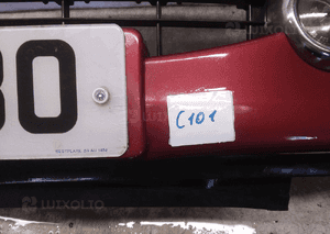 Zderzak przód przedni do peugeot 307 lift fl halogeny chrom ekqd bordowy 6