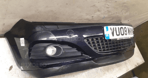 Zderzak przód przedni opel astra h 3 iii Z20R czarny gtc halogeny 4