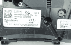 AUDI Q2 81A 2016- LICZNIK ZEGARY 81A920750J 5