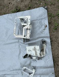 MERCEDES s 222 osłona plastik listwa progu plecy słupek 27