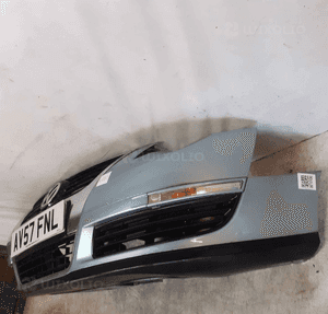 Zderzak przód przedni do volkswagen vw passat B6 grill LB5M błękitny 3