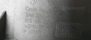 Osłona obudowa daszek licznika VW Touareg 7L6858291 6