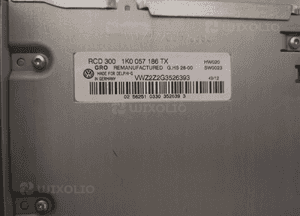 Radio RCD300 Volkswagen 1K0057186TX 3