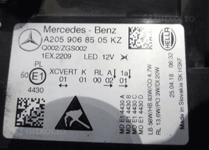 Lampa przednia lewa c-klasa W205 lift multibeam A2059068505 kz 9