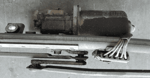 Opel Zafira A mechanizm silniczek wycieraczek przód przednich 2