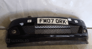 Zderzak przód przedni ford fiesta MK.6 6 vi D2 czarny lift fl halogeny 1