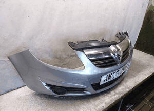 ^ ZDERZAK PRZÓD PRZEDNI OPEL CORSA D Z163 SZARY 2