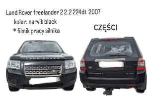 Land Rover freelander 2 2.2 224dt 2007 narvik black Zawiasy podnośnik szyby koła felgi alufelgi opony 1