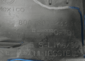 Płyta osłona dolna zderzaka stan audi Q5 ii lift 80A 80A807233H 4