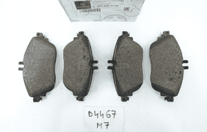 KLOCKI HAMULCOWE PRZÓD MERCEDES A W176 A0004209104 3