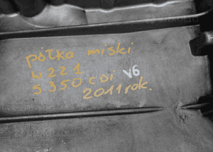 Miska olejowa kompletna mercedes W221 3.0 3.5 cdi R6420144002 radom 4