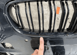 Bmw F10 m lift oryginalny zderzak przedni naprawiany 6