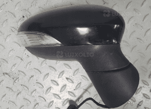 LUSTERKO prawe pasażera składane 8 pin Ford Fiesta Mk7 VII 09- czarne D9 EU 2