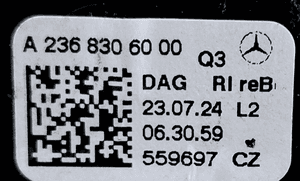 Mercedes-Benz CLE A236 Kratka nawiewu A2368306000 6