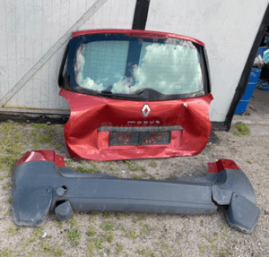Renault Modus zamek klapy mechanizm wycieraczki  osłona 1