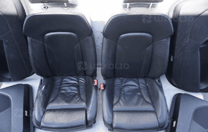 Fotele siedzenia skóra s-line grzane 7 osób audi Q7 4L 9