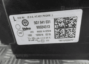LAMPA PRZEDNIA PRZÓD LEWA VW GOLF 7 VII XENON 9