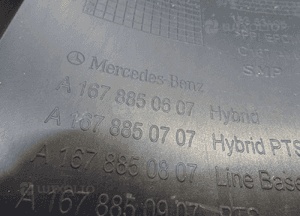Mercedes gle coupe C167 zderzak a1678850607 11