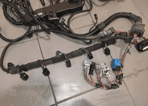 BMW X5 E70 3.0D M57 OKABLOWANIE INSTALACJA WIĄZKA SILNIKA WTYCZKI KPL ORYG 3