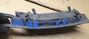Kratka zderzaka prawy przód przednia prawa Audi A4 B6 8E0807682A 7