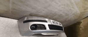 Zderzak przód przedni skoda fabia i 1 lift fl 9102 srebrny halogeny 4