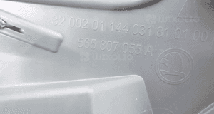 Ślizg zderzaka lewy przód skoda kodiaq lift 21- 565807055A 5