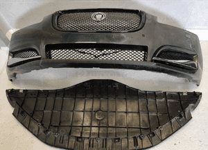 Jaguar xf X250 lift zderzak przód przedni czarny-chrom grill znaczek kratki 4XPDC płyta osłona kompletny 2