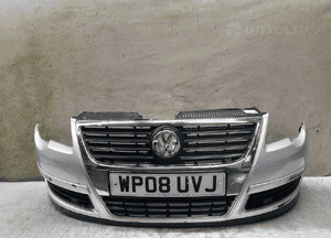 Zderzak przód przedni vw volkswagen passat B6 LA7W srebrny 1