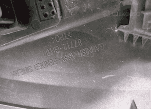 BŁOTNIK LISTWA NAKŁADKA HYUNDAI IONIQ 3