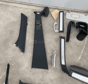 MERCEDES GL 164 listwa dekor plastik słupek czarny amg próg bagażnika uszczelka 6