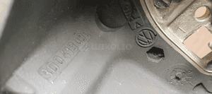 Kierownica czteroramienna drewniana drewno VW Touareg 7L6419091M 7