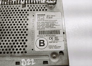 Fabryczne radio na kasety kaseta nissan navara D22 28113VK701 1997-2005 6