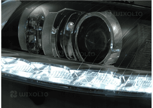 Reflektory lampy do audi A6 C6 od 2004 do 2008 led do jazdy dziennej xenon 4