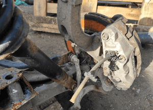 JAGUAR XF X250 3.0D WÓZEK ZWROTNICE ZAWIESZENIE KOMPLETNE PRZÓD WANNA SANKI 11