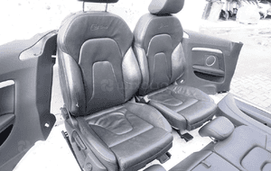 Fotele siedzenia grzane s-line audi A5 8T coupe 6