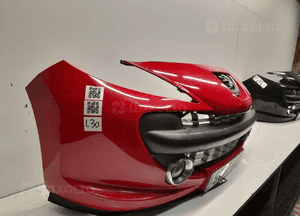 Zderzak przód przedni peugeot 207 urban move kkn czerwony halogeny 2