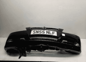 Zderzak przód przedni do bmw E90 E91 schwarz ii 2 czarny halogeny 1
