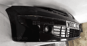 Zderzak przód przedni do renault megane 2 ii lift fl NV676 czarny halogeny 2