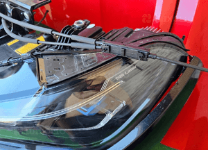 Lampa laser maska błotniki zderzak pas chłodnice X6M F96 7