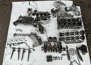 MERCEDES om 622.951 tłoki korbowody wał głowica pompa kolektor pompa wtryski listwa wał turbo 1