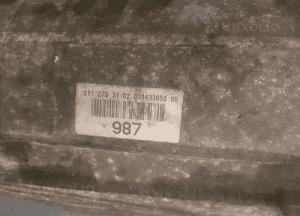 SKRZYNIA BIEGOW MERCEDES W219 2112700302 166000KM GWARANCJA WYMIANA 4