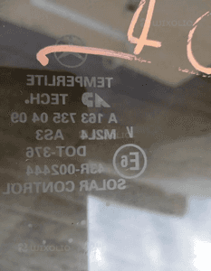 Szyba prawy tył tylna prawa Mercedes ML W163 A1637350409 4