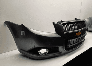 Zderzak przód przedni chevrolet aveo T255 szary grafitowy halogeny 5
