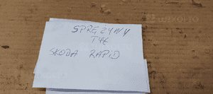 Sprężyny sprężyna tył tylne 2SZT Skoda Rapid 6