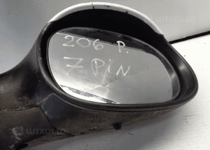Lusterko prawe elektryczne (7 PIN) PEUGEOT 206 + 2