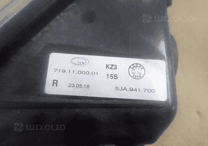 Halogen prawy przód przedni skoda rapid 5J 2012- 4