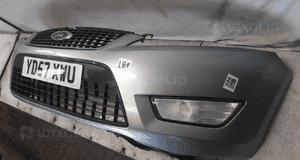 } ZDERZAK PRZÓD PRZEDNI FORD MONDEO MK4 IV H8 SZARY HALOGENY 3